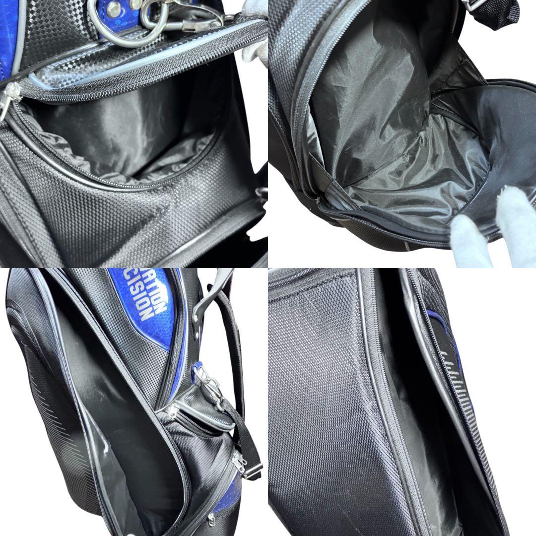 キャディバッグ MOTIVATION AND DECISION ブラック 9.5