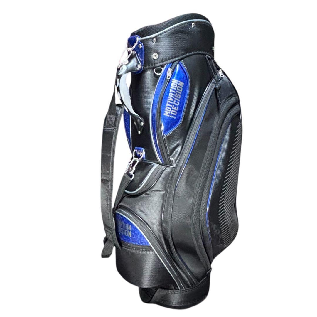 キャディバッグ MOTIVATION AND DECISION ブラック 9.5