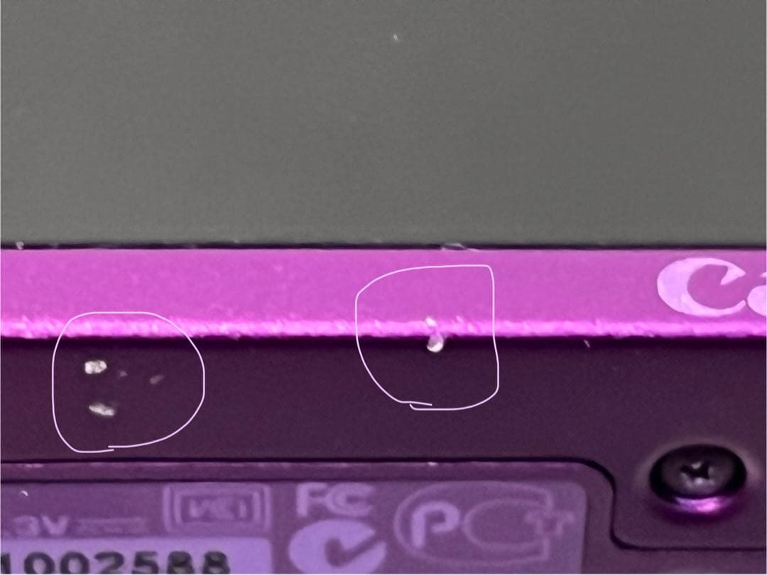 【良品】Canon IXY 600 F デジタルカメラ(パープル)【純正ケース】