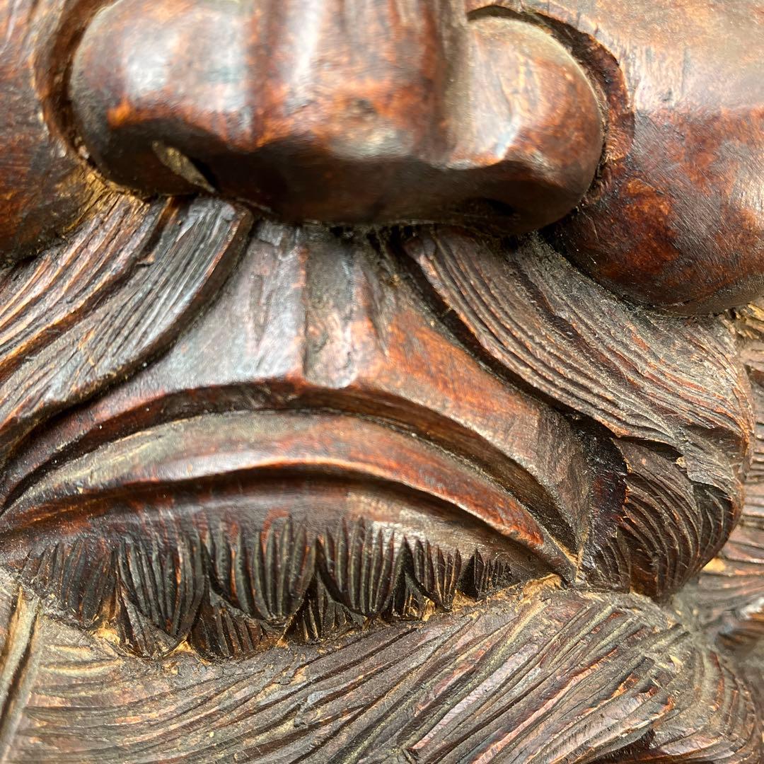 木彫り／お面／魔除け／壁掛け／骨董