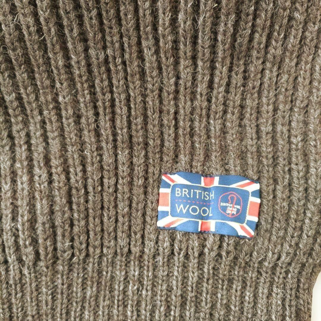 PEREGRINE / ブリティッシュウール クルーネックニット（新品・Ｌ）