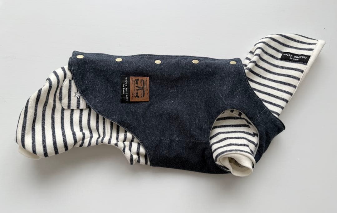 Bページでございます　ダックスフンド　オーダー　犬服　ロンパース