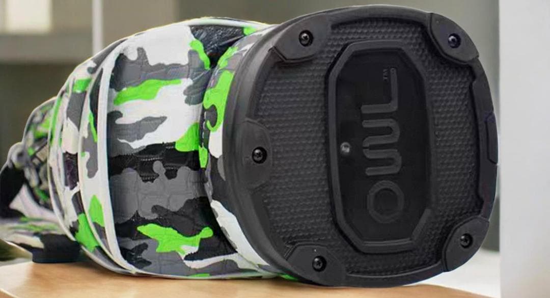 【新品未使用】　OUUL ワニ柄カモフラージュ ゴルフバッグGREEN