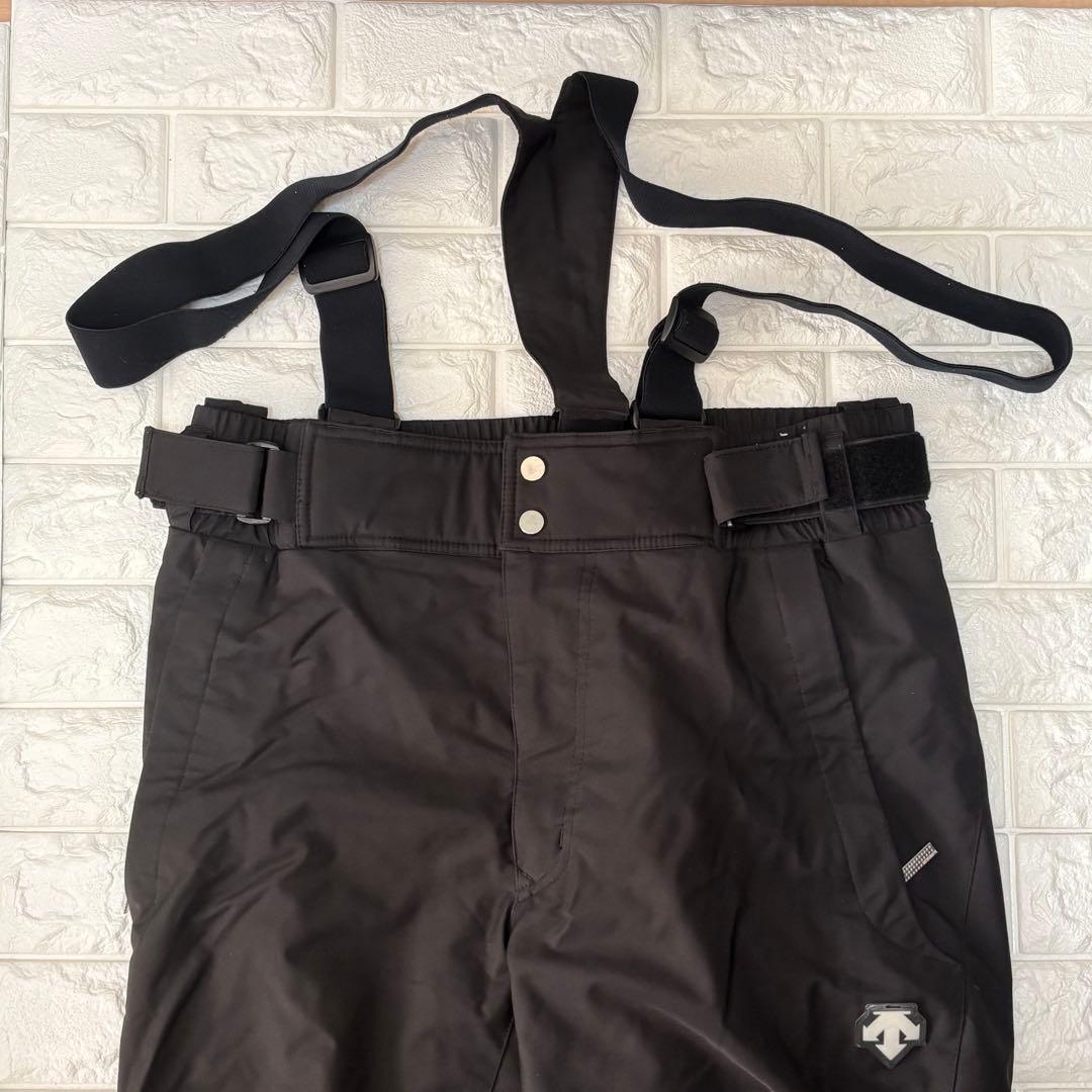 デサント　サイズO　スキー　スノーボード　ウェア　上下セット　ヒートナビ　黄色黒