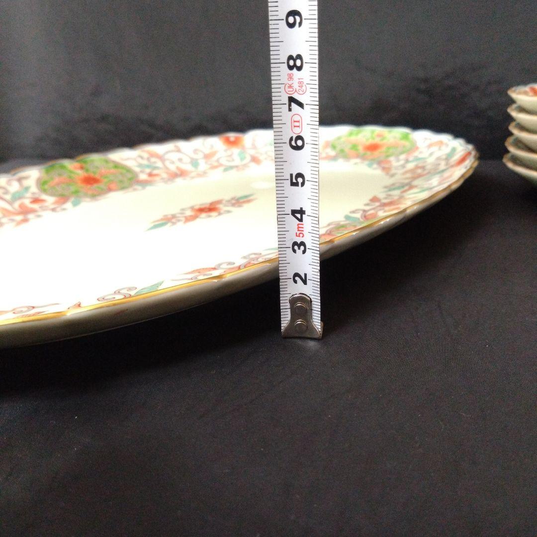 未使用 有田焼 楕円形皿 大1枚小5枚 新生活　テーブルコーディネート