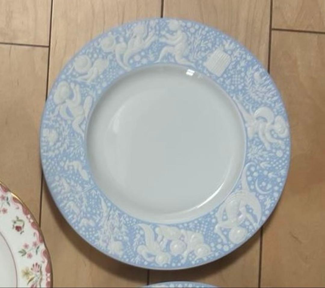 中古　美品　希少　ローゼンタール　魔笛　青　皿　二枚