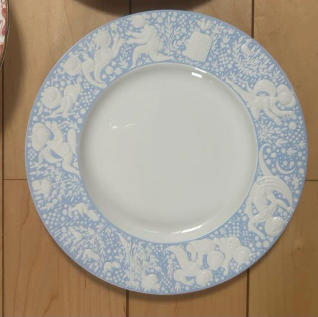 中古　美品　希少　ローゼンタール　魔笛　青　皿　二枚