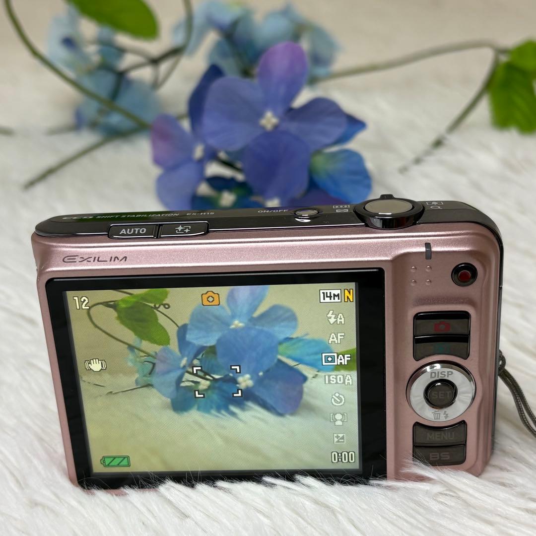 CASIO カメラ　エクシリム　EX-H15 ピンク コンデジ　動作品