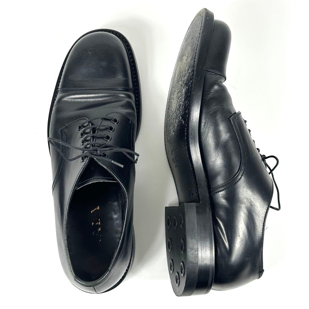 PRADA レザー ドレスシューズ 黒 箱あり 9.5 archive