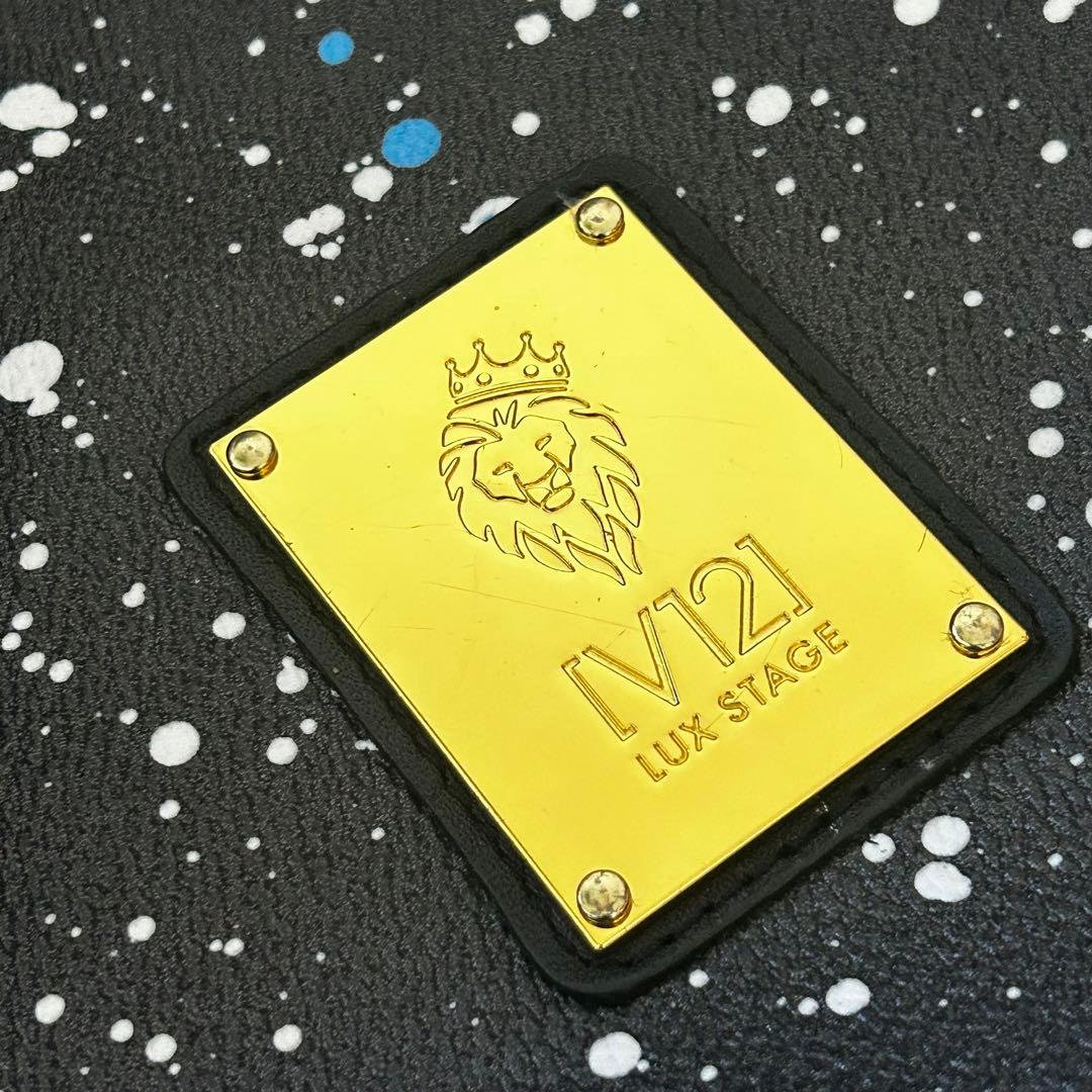 V12 カートバッグ　ゴルフ　ブラック系