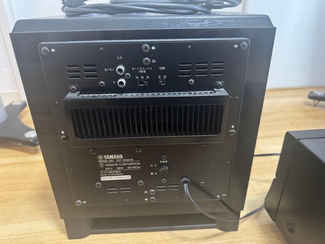 7.1ch サラウンドスピーカーセット ONKYO YAMAHAなど　ケーブル付