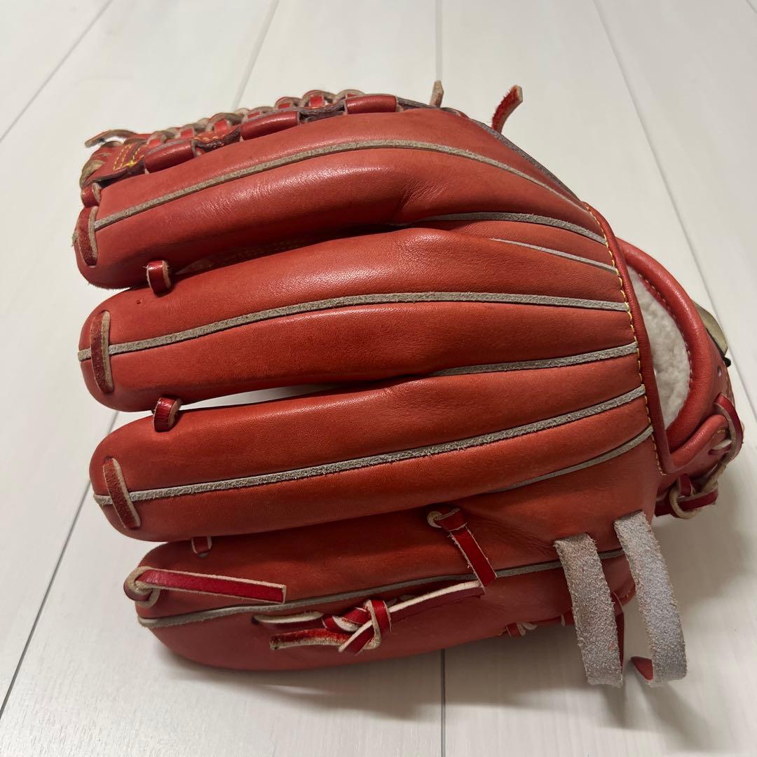 ミズノ Global Elite レッド グローブ 右投げ用