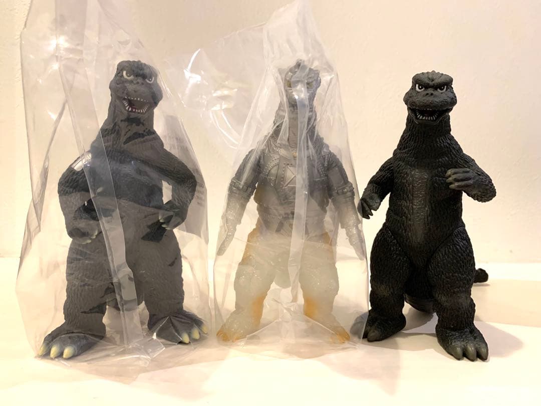 ムービーモンスターシリーズ ゴジラ対メカゴジラにせゴジラセット+ゴジラ1974