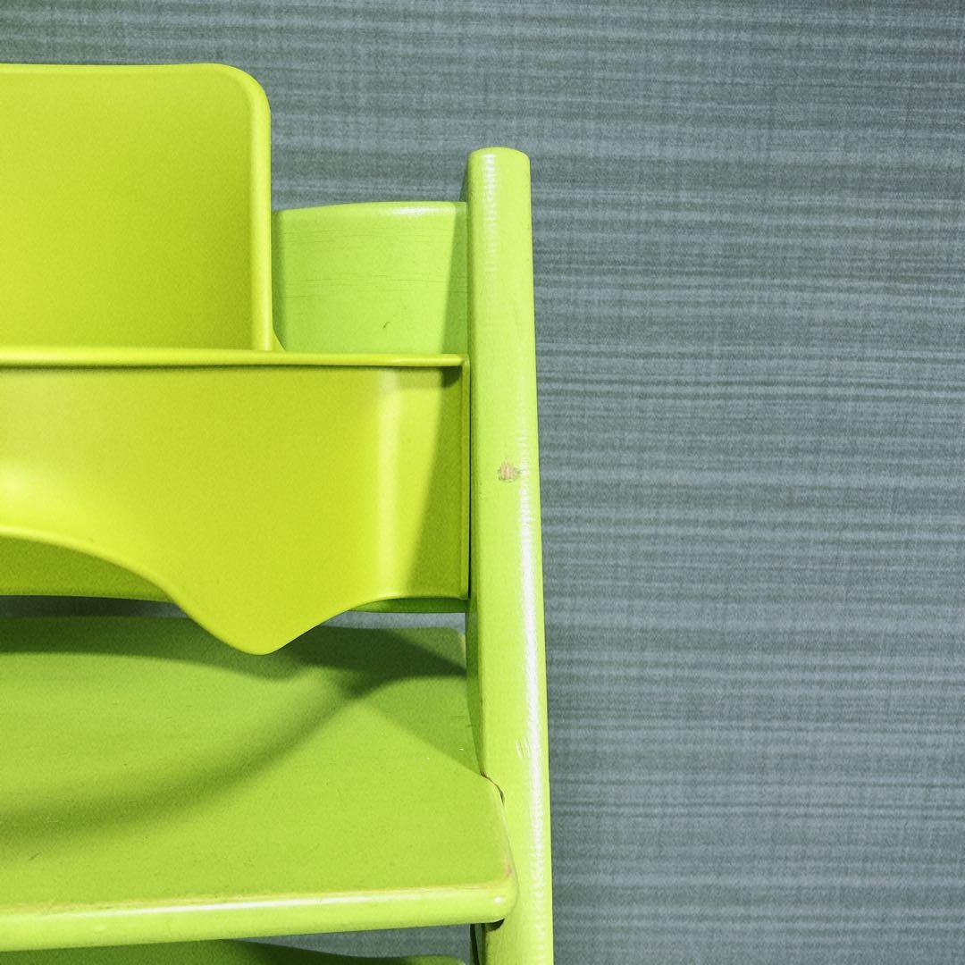 STOKKE トリップトラップ Green シリアルナンバー4 ベビーハイチェア