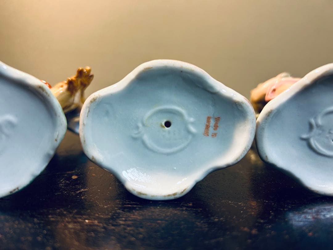 ドイツ　名窯　Bock Wallendorf ヴァレンドルフ　天使　4体セット