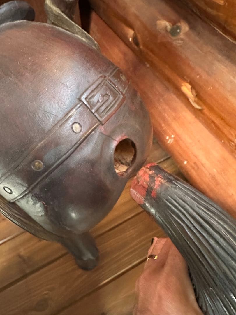 木製　大きな馬のオブジェ　希少品　クリスマスに！素敵！