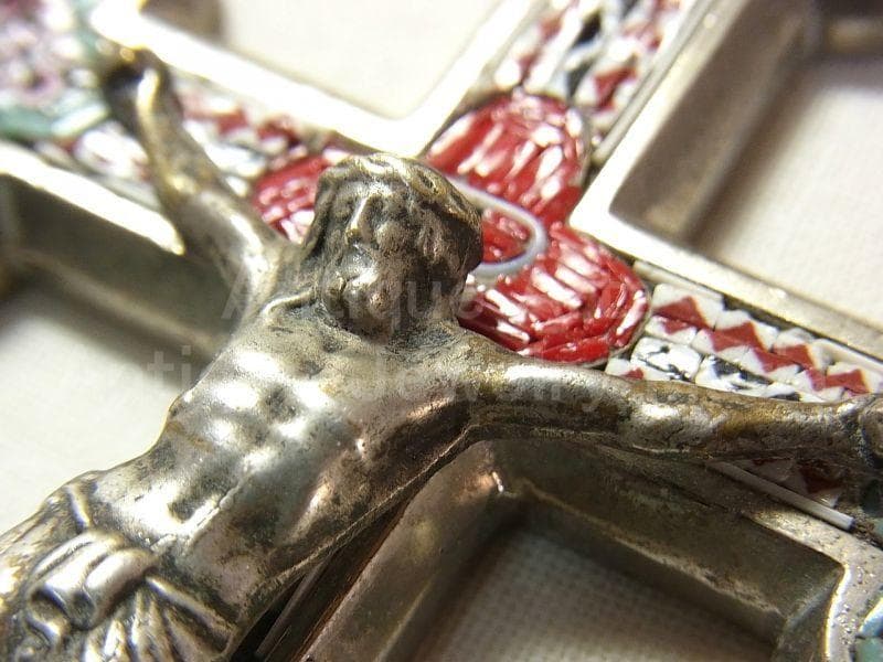 c1536イタリア マイクロモザイクタイル クロス 《大型サイズ（M）》