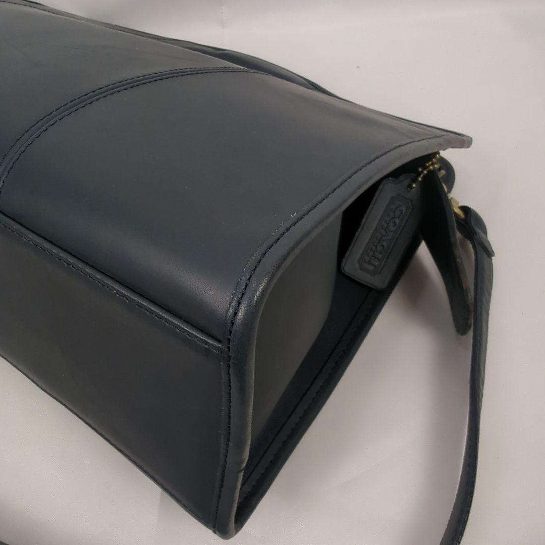 【希少】OLD COACH オール レザー ショルダー ビジネス ハンドバッグ