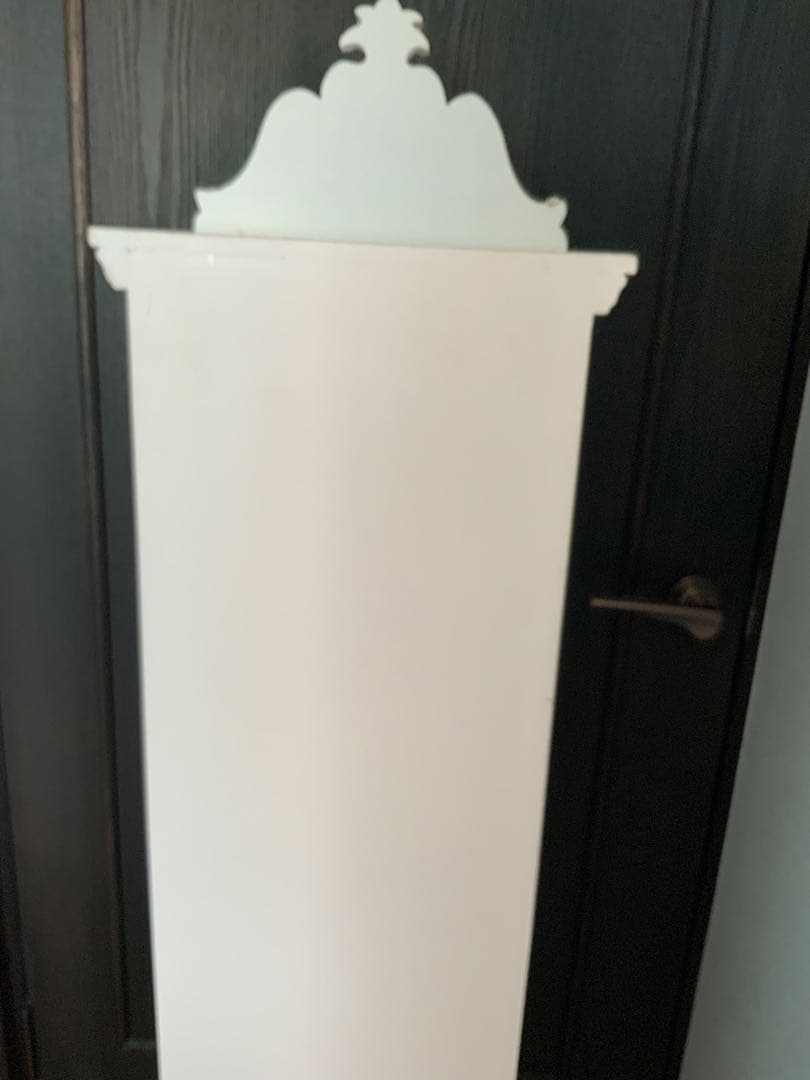 中古　美品　アンティーク　フランス　ホワイト 木製ラック 1