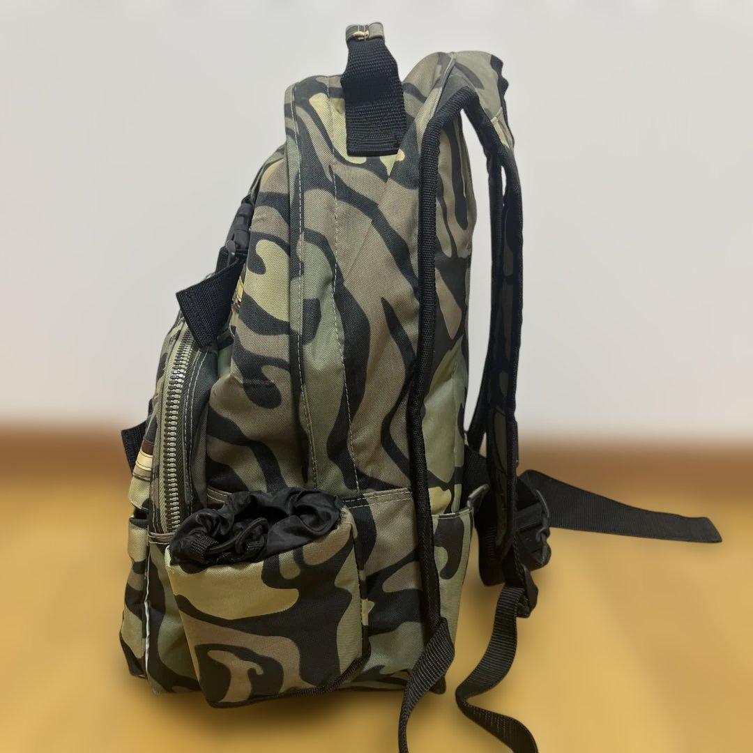 【希少】90s maharishi 忍者タグ (旧タグ)リュックバック カモフラ