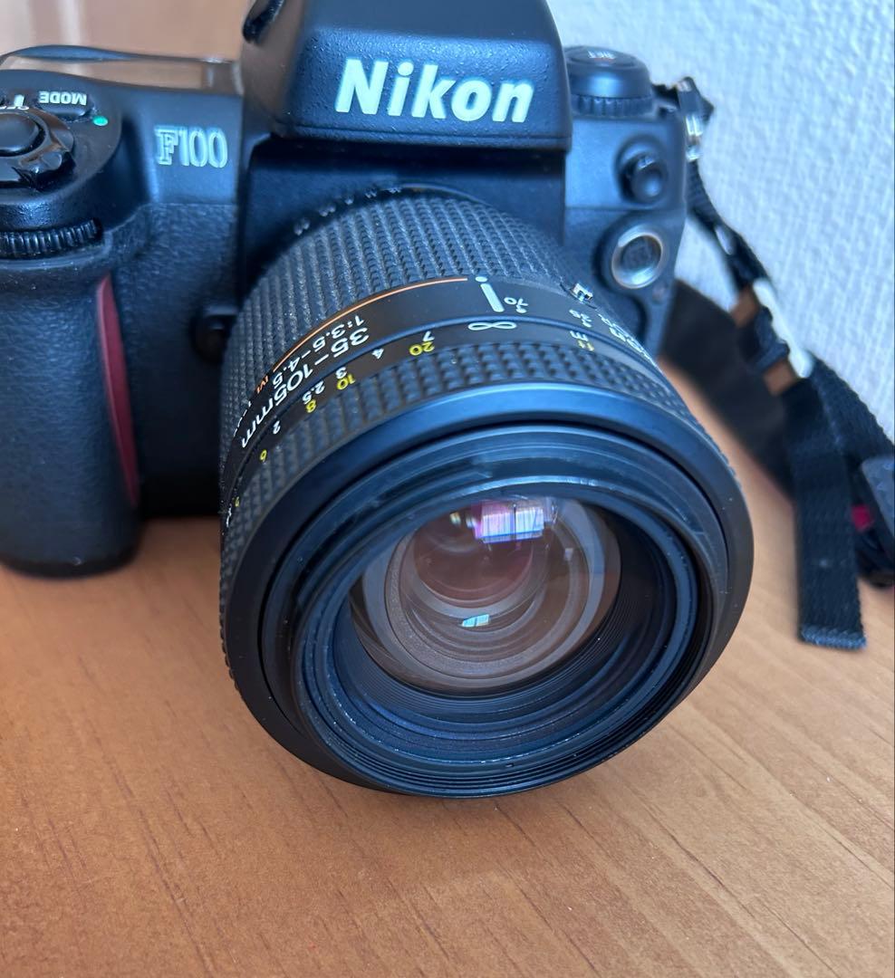 Nikon F100 ジャンクAF Nikkor 35-105mm レンズ付
