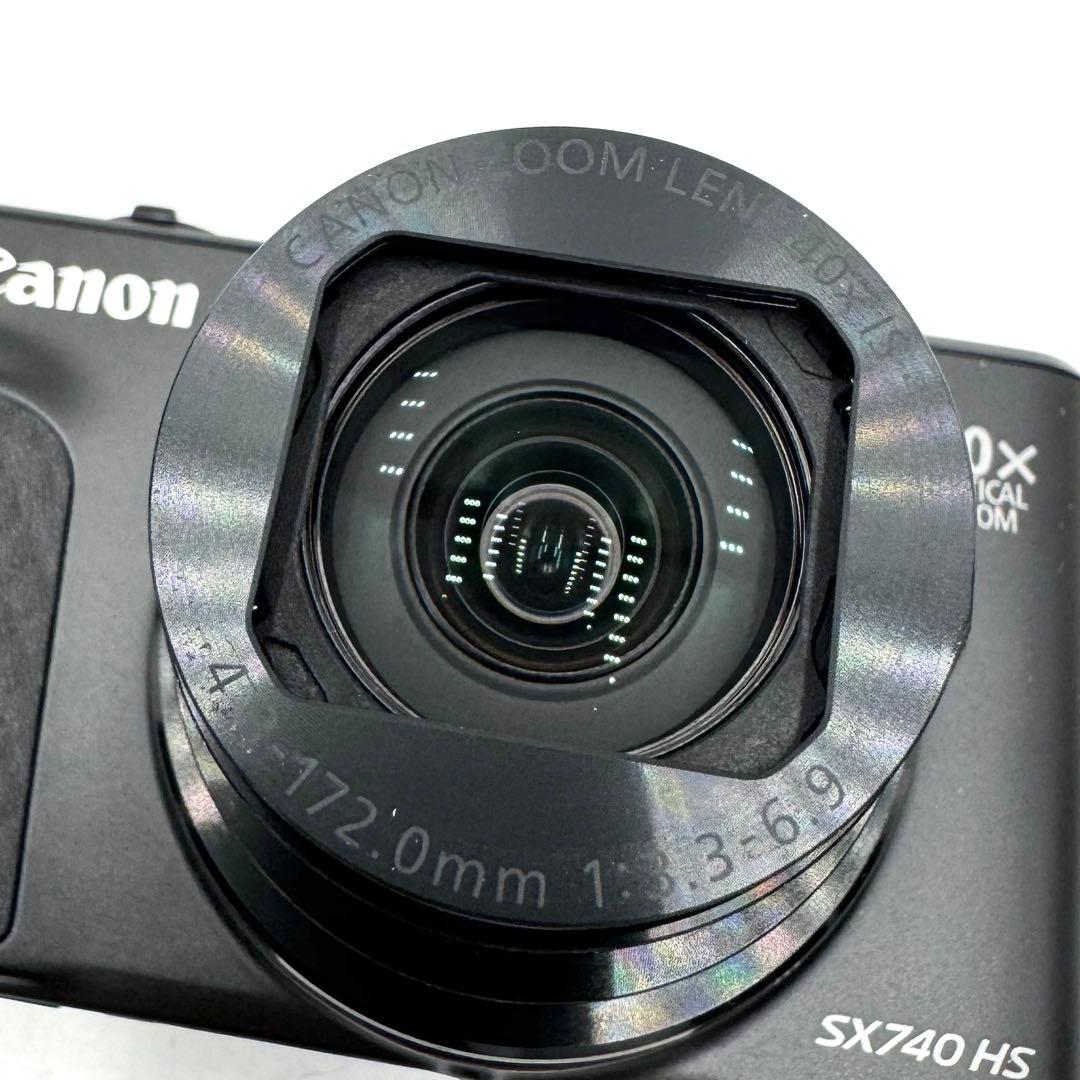 ほぼ未使用 Canon PowerShot SX740HS ブラック キャノン