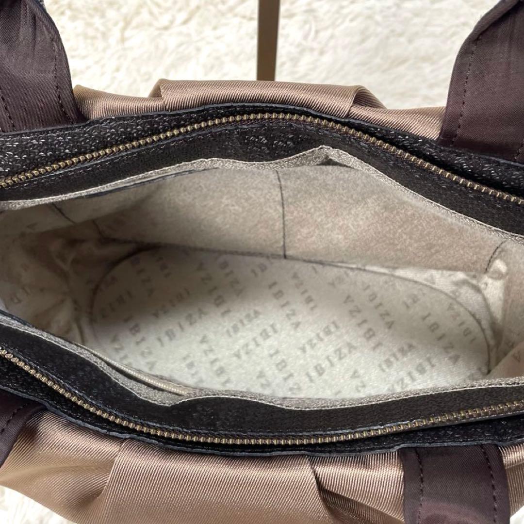 【美品】 IBIZA 2wayショルダーバッグ ベージュ　ポンパ　イビサ