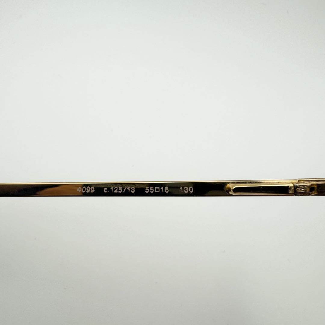 【美品】CHANEL シャネル サングラス ゴールド ココマーク ブラウン