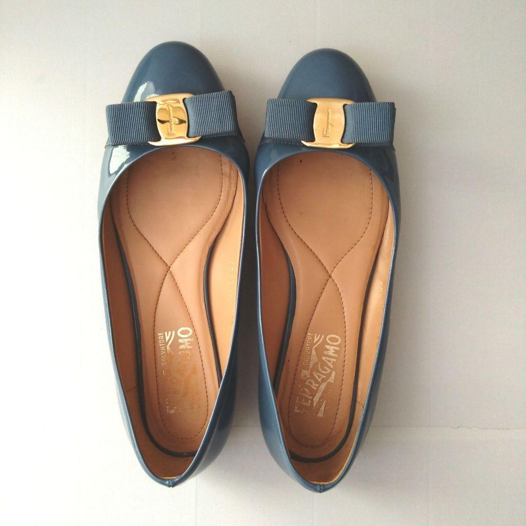 サルヴァトーレフェラガモ　パンプス　リボン　8 1/2 C