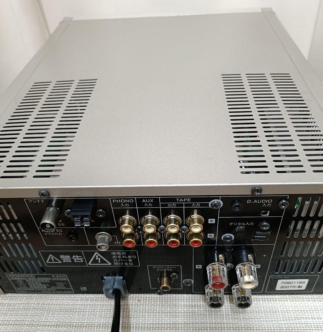 KENWOOD R-K711 CDレシーバー　 純正リモコン、取説付属　完動品