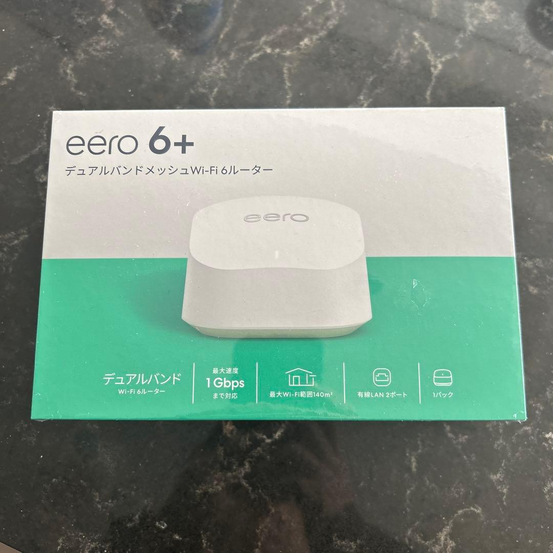 【未開封】eero 6+ デュアルバンドメッシュWi-Fiルーター