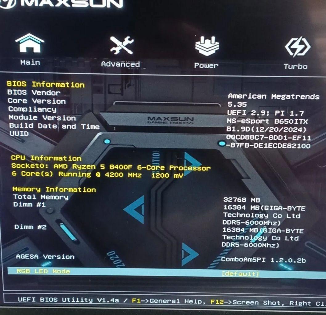 DDR5-6000 16GB×2枚組 GIGABYTE★ARS32G60D5R