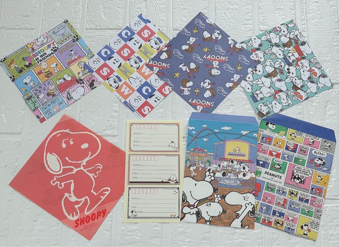 スヌーピーおすそ分けファイル♡アメキャラ＆スタバ限定1セット増量♡レア入り·͜·ᰔᩚ