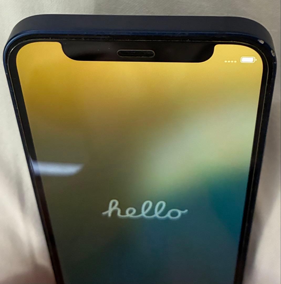 Apple iPhone 12 mini 青色 本体 + ケース