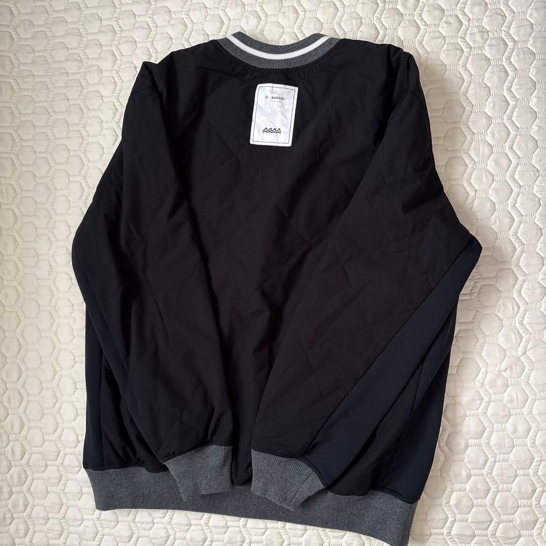 8番　今季新作定価44000円　完売カラー　ムータゴルフ　中綿プルオーバー 黒