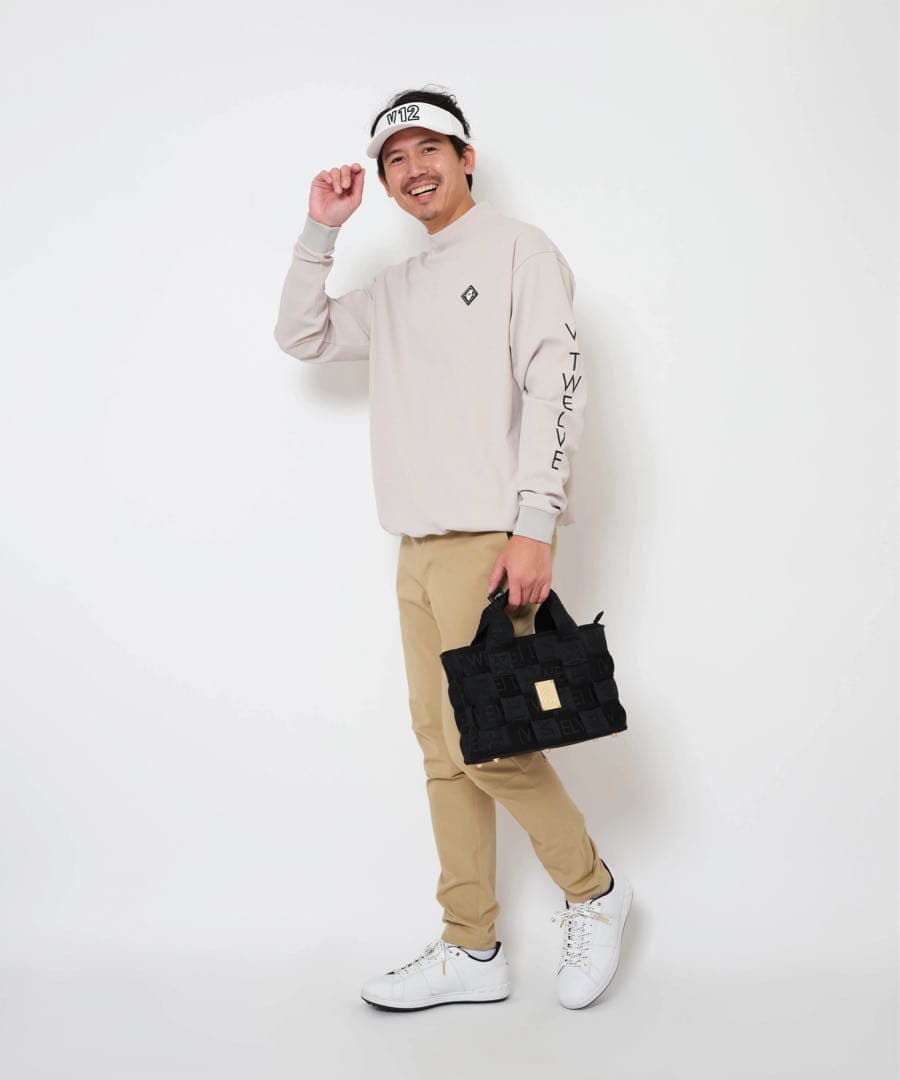 V12 RELAX L/S MOCK メンズ モックネック　M 美品