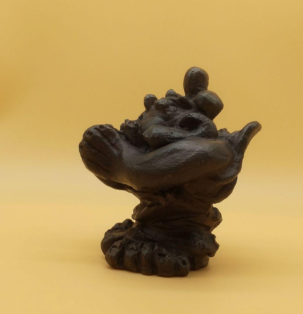 東大寺長老 清水公照 泥仏「日天子」 ブロンズ製