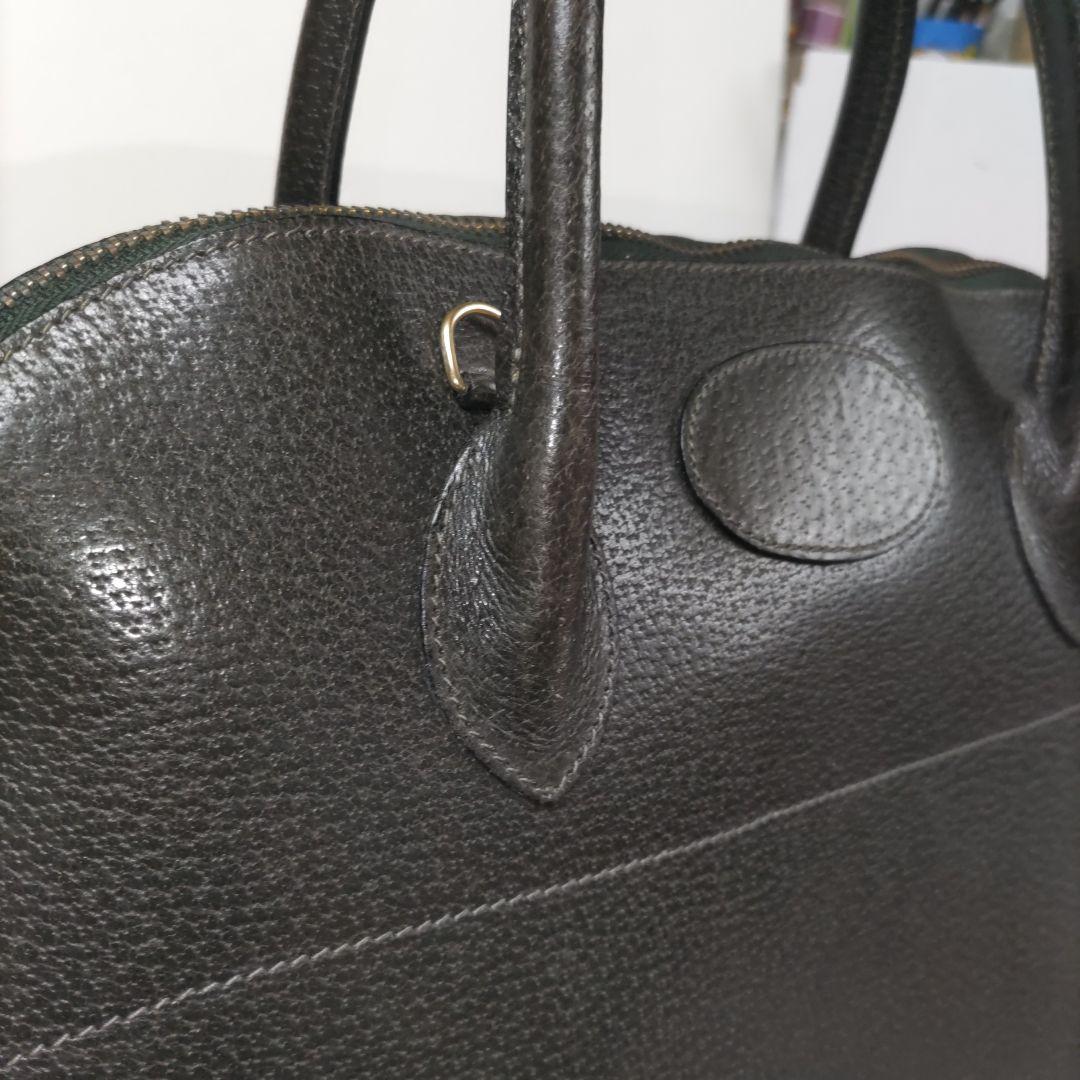 LEONCINI ダークブラウン ハンドバッグ