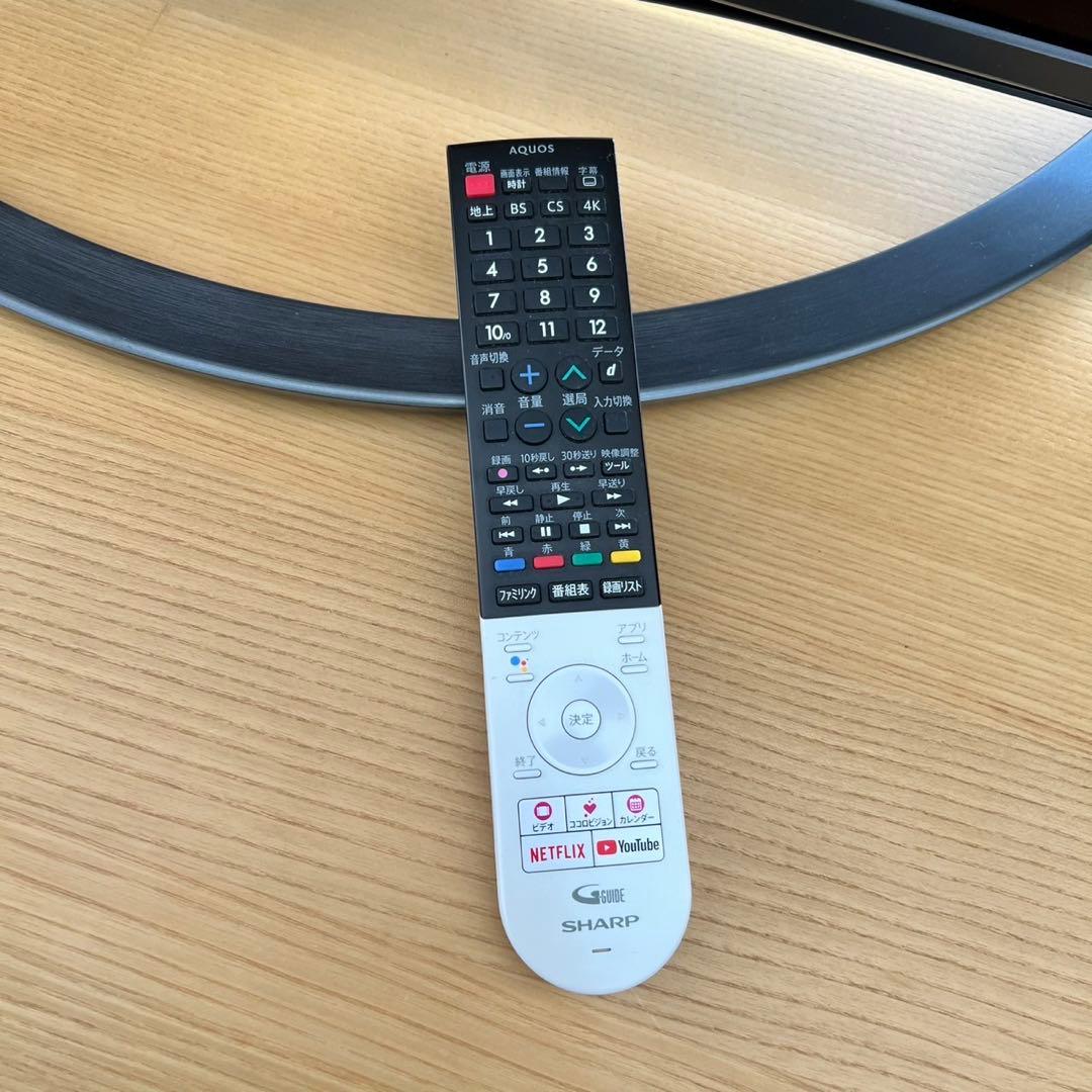 SHARP AQUOS 4T-C60AN1 4K液晶 60V型 2019 C31