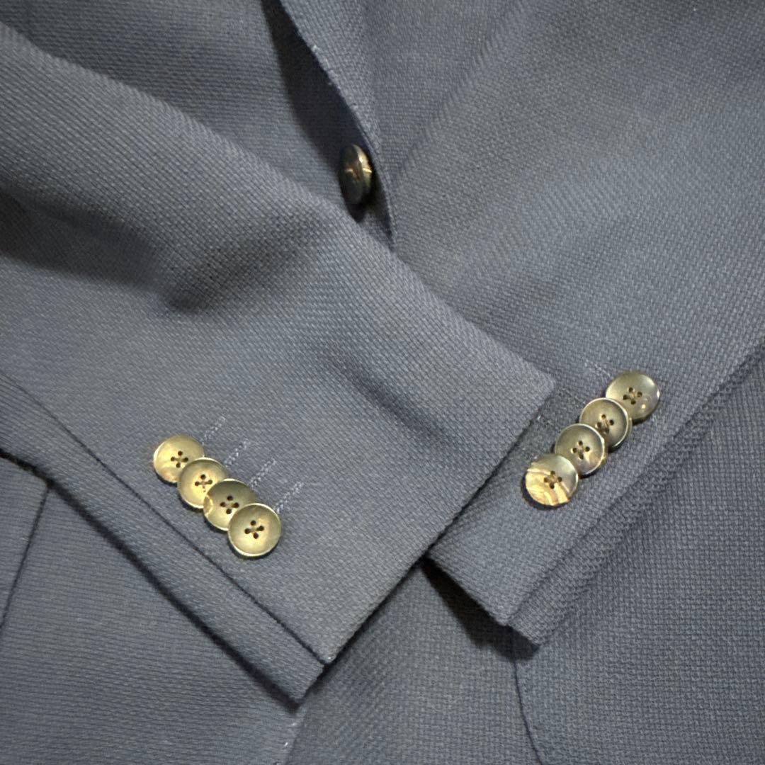 LARDINI ネイビー ビジネスジャケット