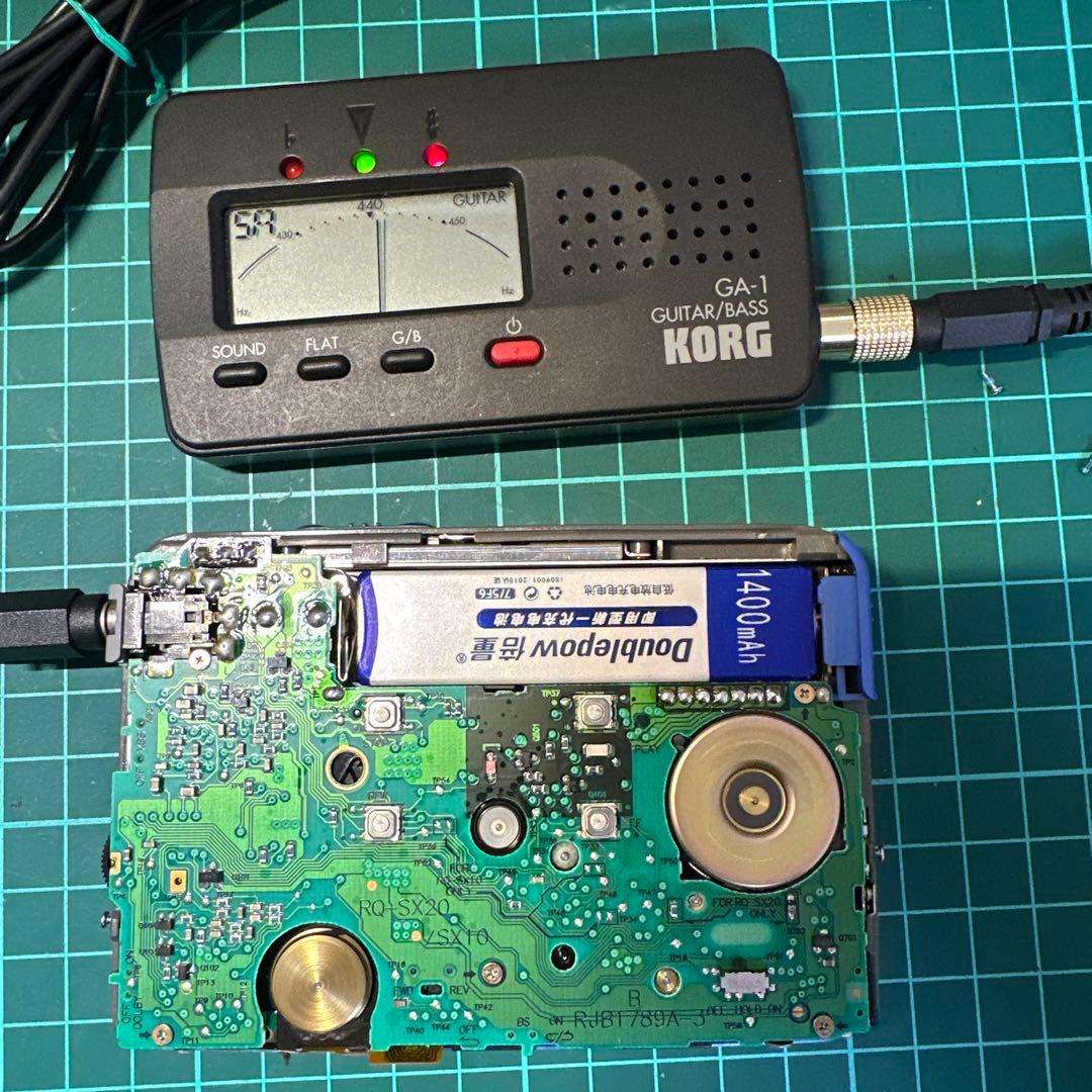 【極美DE修復品】Panasonic カセットプレーヤー RQ-SX20