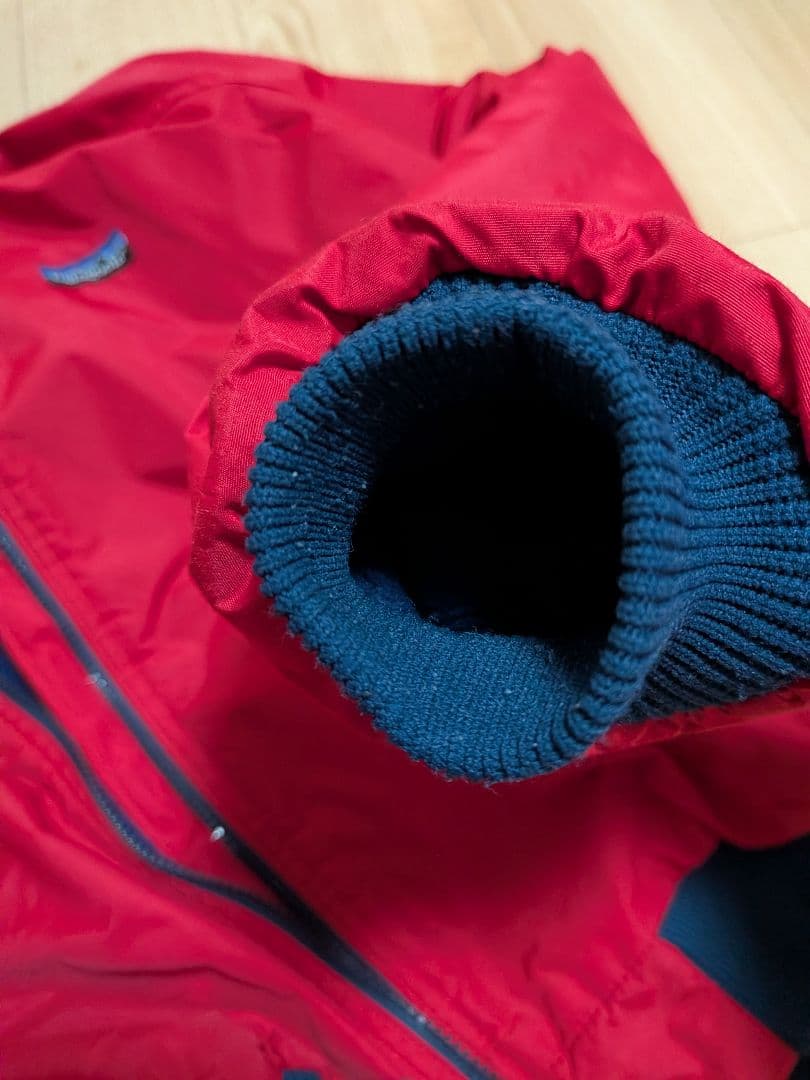 ぬ*こ様 パタゴニア　シェルドシンチラジャケット　80s USA製　レッド