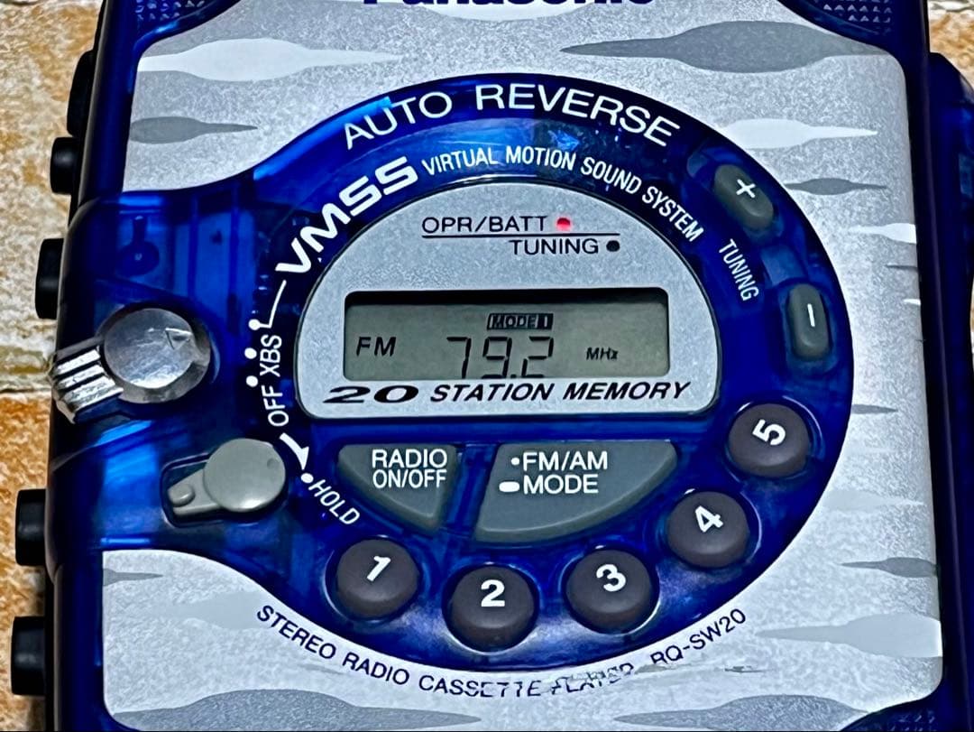 【整備品】Panasonic SHOCKWAVE RQ-SW20 迷彩ブルー