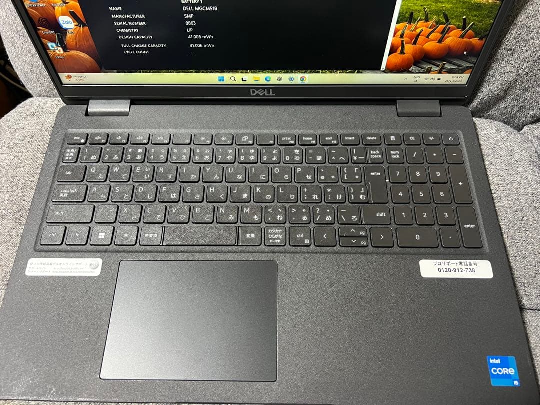 Dell Latitude 3520 i5／512GB／15.6型／電池良好