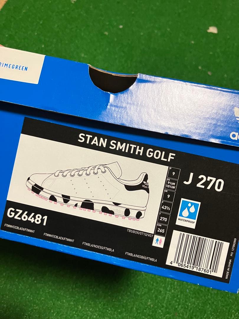 adidas Stan Smithゴルフシューズ 牛柄ソール シューズ