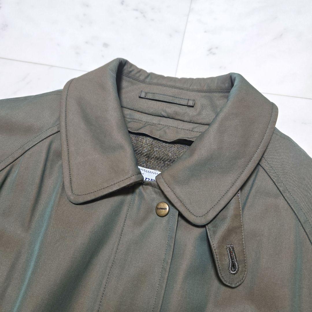 希少★バーバリー プローサム白タグ 玉虫色 モッズコート ライナー