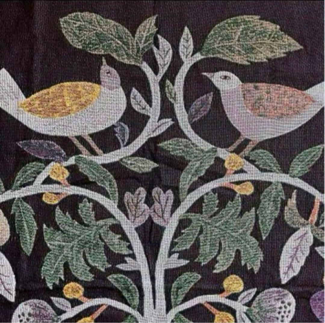 ハナ☆コト　タペストリー ラグ　110×153cm　プランツ バード　鳥