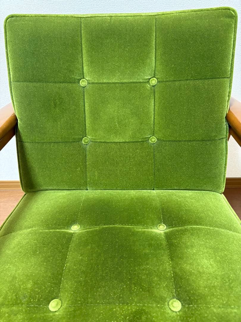 カリモク60 Kチェアー モケットグリーン