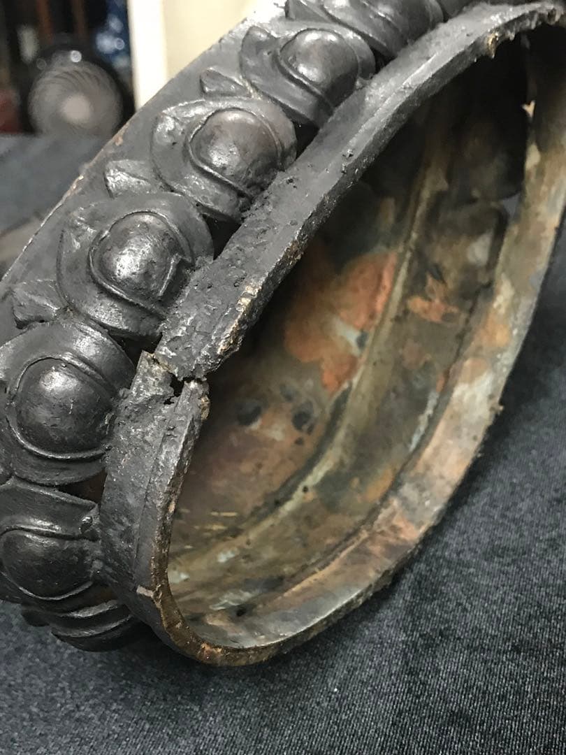 蔵出　チベット　ネパール？密教　仏教　アンティーク仏像　観音？薬師菩薩？真鍮製