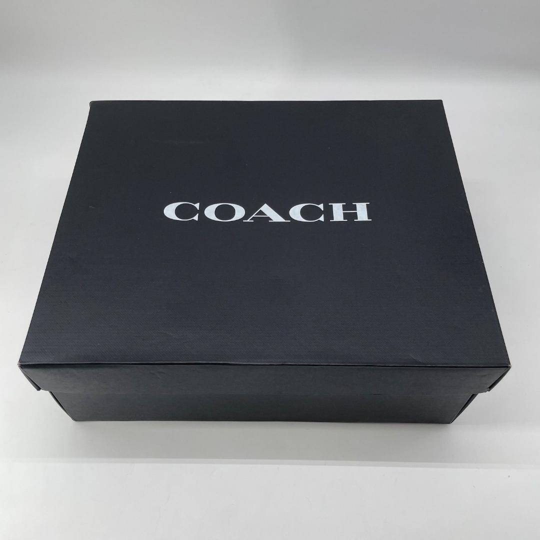 17113✨新品✨COACH ビジュー ショート サイドゴアブーツ 黒 レザー